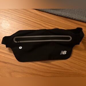 New Balance Black and Gray Waist Pack